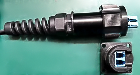 Waterproof PDLC Plug Assemblies Fiber Cable Connector