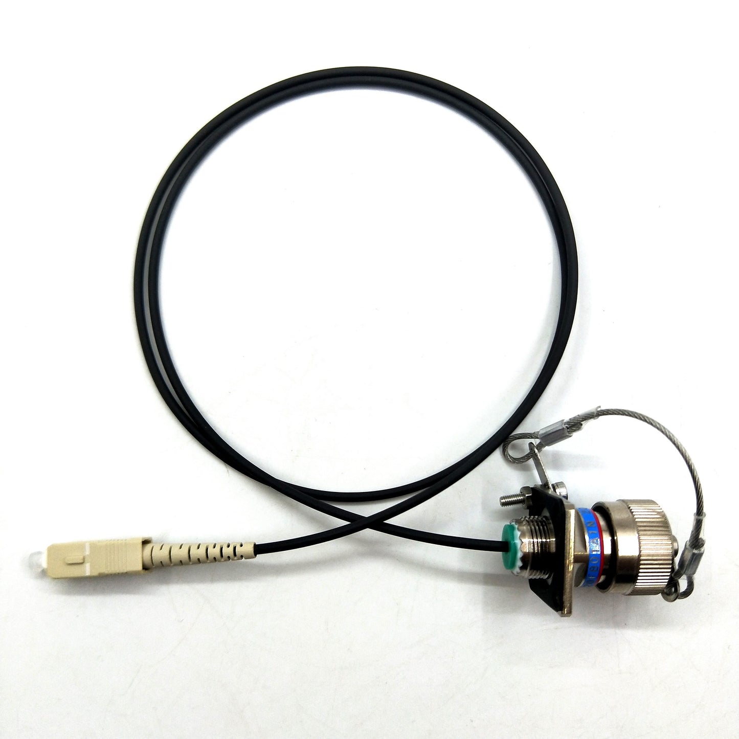 F-tone D38999 Series Standard Circular Connectors 1Cores Socket Fiber Optic Cable Assembly