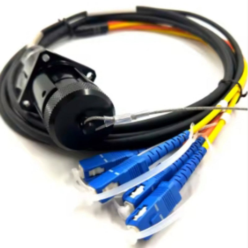 F-tone YZA Fiber Connectors 4 Cores YZA04P YZA04S IP67 Waterproof Specialty Harsh Environment Application with Cable Reels