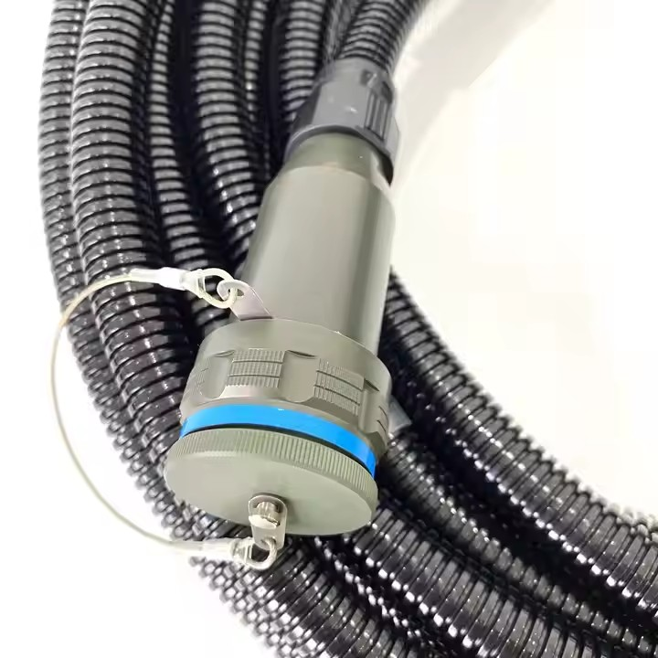 F-tone D38999 MT Series GYM31 Fiber Optic 21# 4MT 192cores Plug and SOCKET Connectors Cable Assembly
