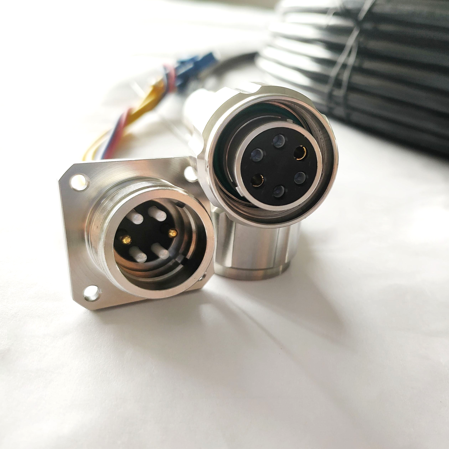 ZLC Fiber and Electrical Mixed Connectors ZLC2G4D IP68 Waterproof Optical Fiber Connector