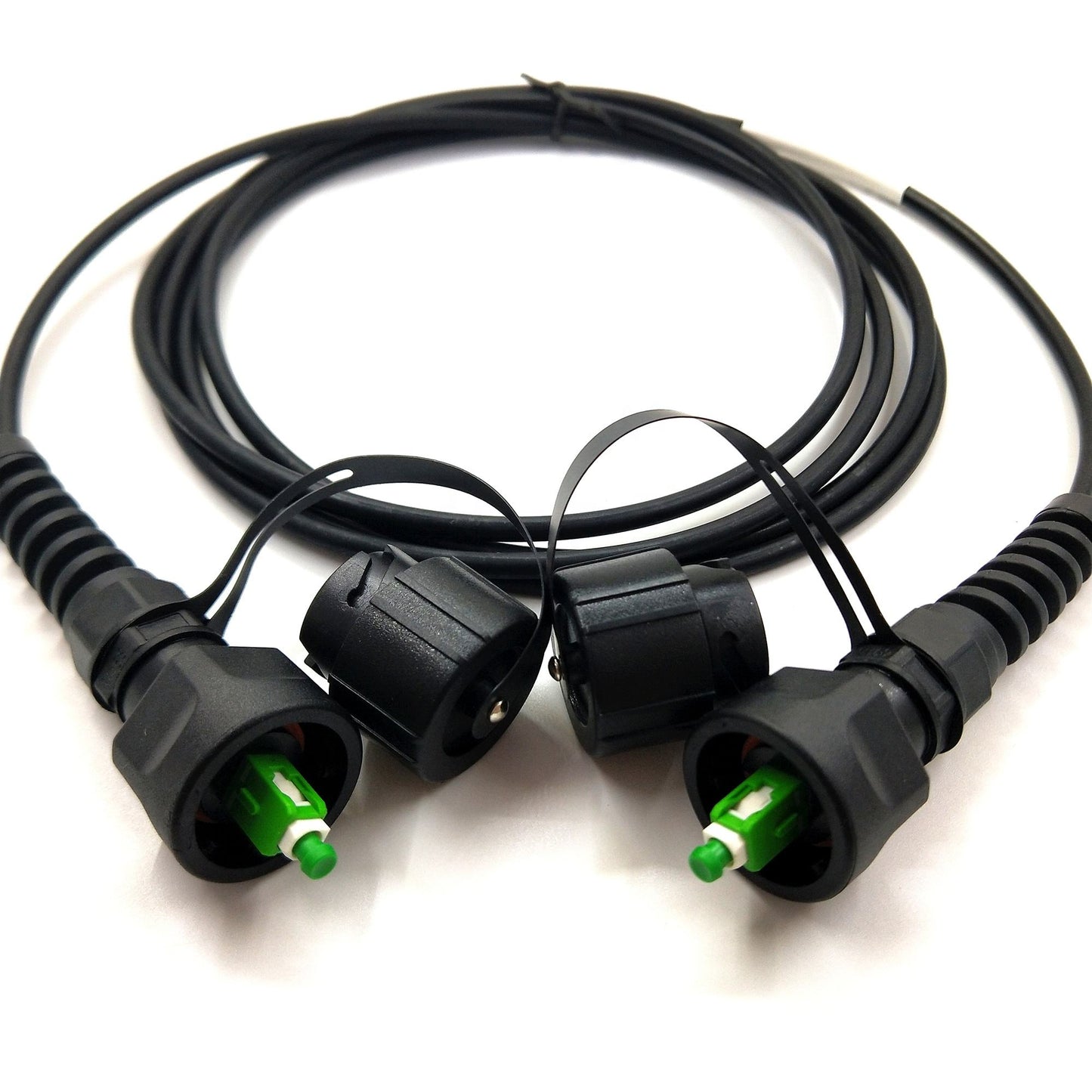 Full AXS FTTA IP67 Connector IP67 Outdoor Fullaxs-LC-10M-SM ODVA LC SC MPO OPTIC FIBER CABLE