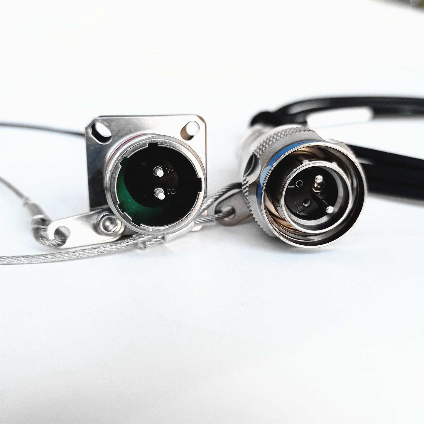 F-tone D38999A8 ARINC801 Series IP67 2 pins waterproof connectors fiber optic cable Assembly