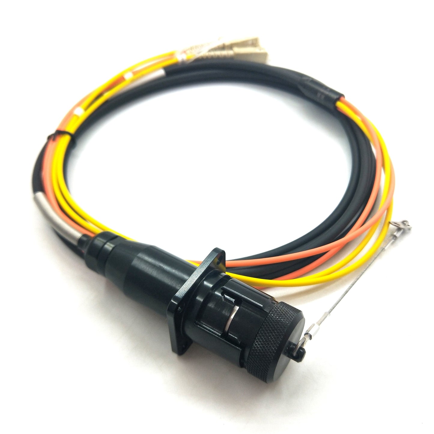 YZCEB Expanded Beam Fiber Cable Connector Outdoor Using Cable Assemblies