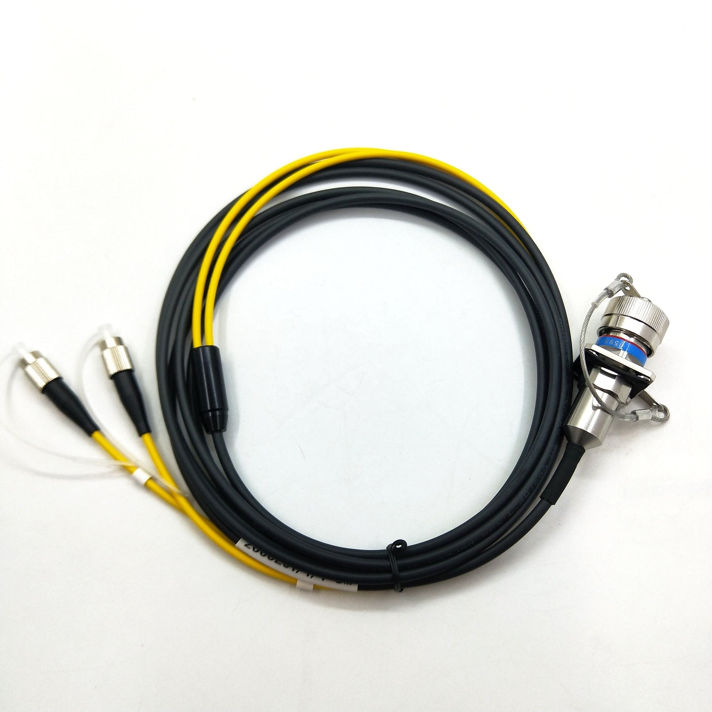 F-tone D38999 Series standard circular connectors 2Cores socket fiber optic cable Assembly