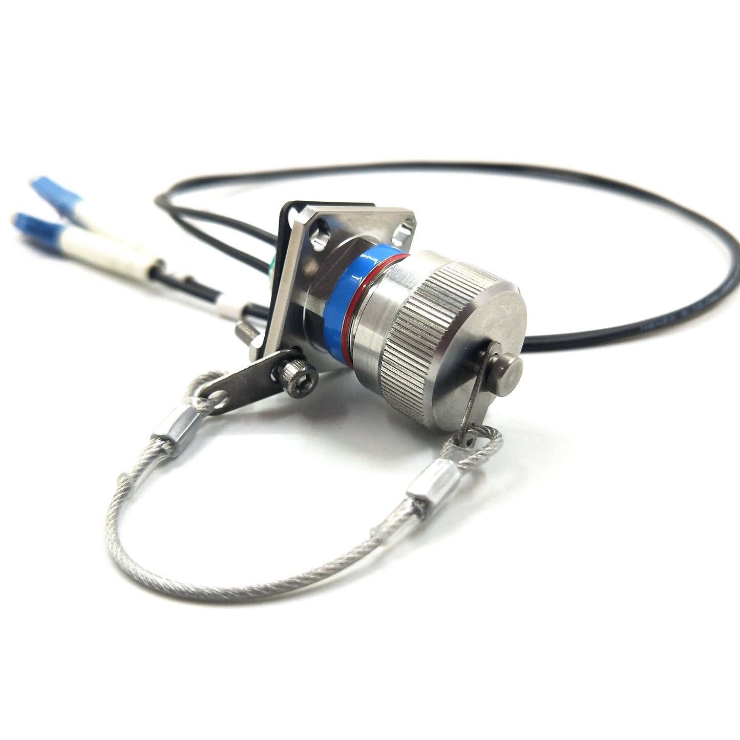 F-tone D38999 Series standard circular connectors 2Cores socket fiber optical Cable Assemblies