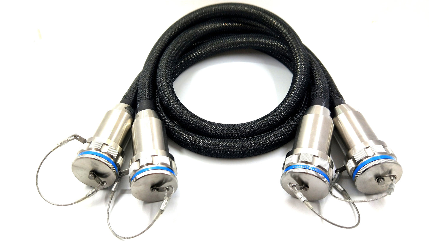 F-tone Outdoor Waterproof D38999 GYM31/KT4AN 96 Cores Plug Optical Fiber Connector
