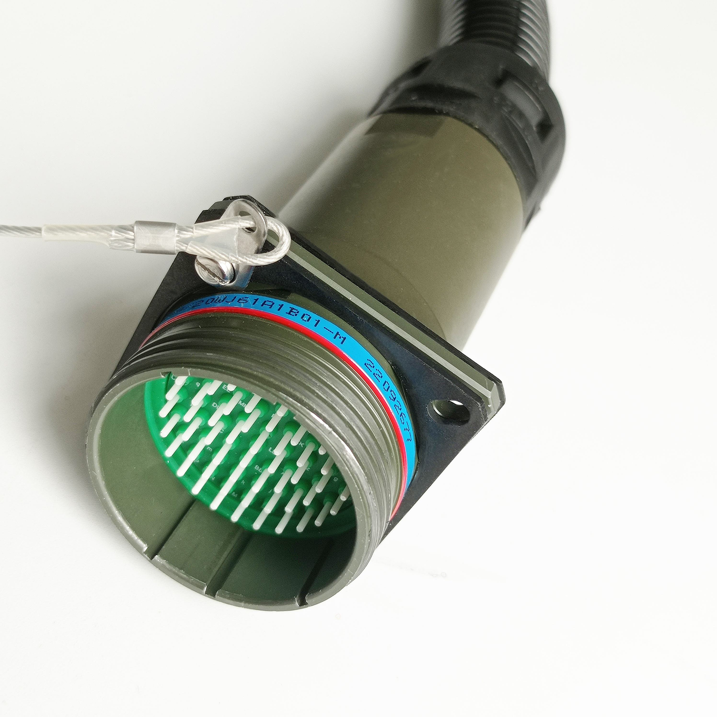 F-tone D38999 J599 ARINC801 Series Waterproof Connectors Fiber Optic Cable Assembly