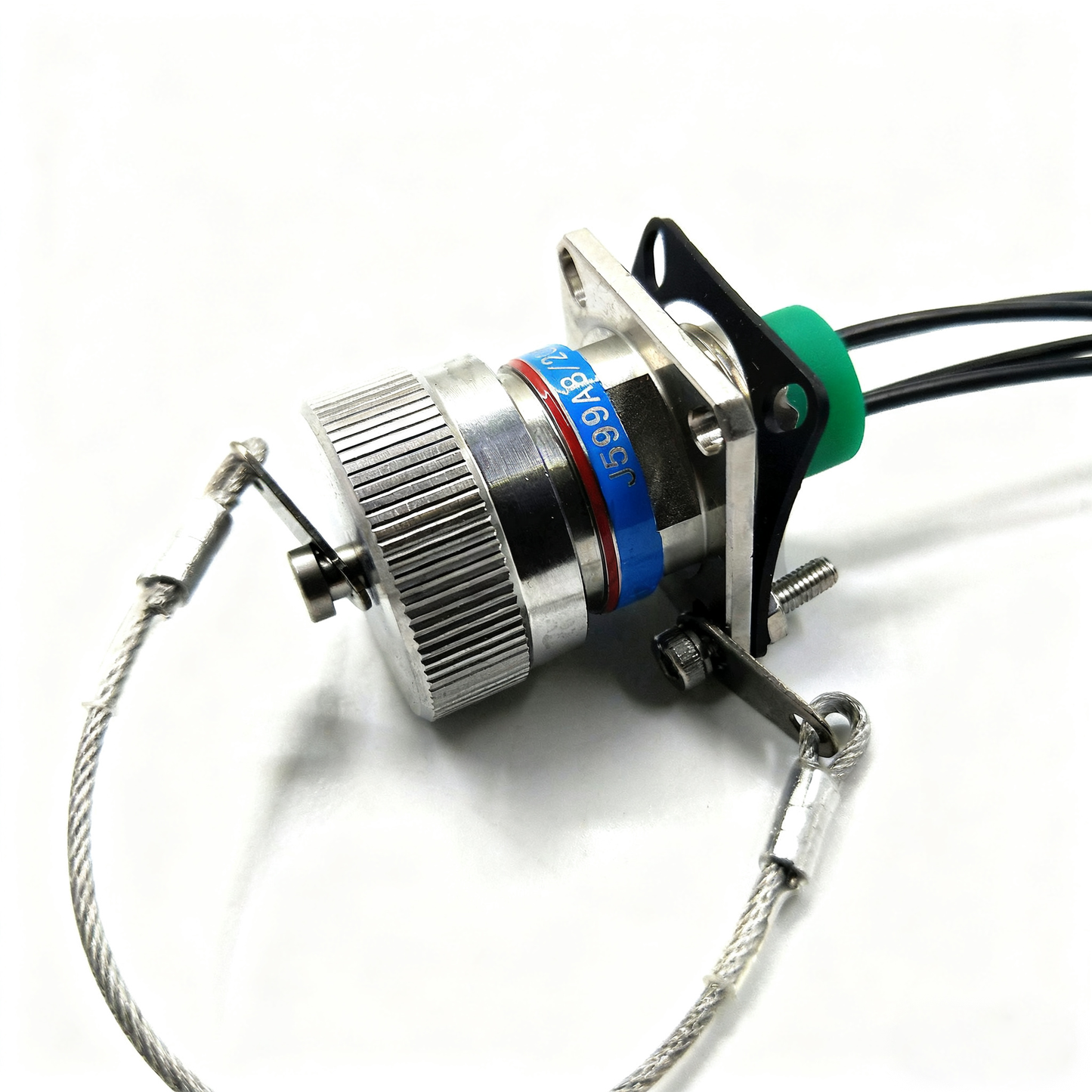 ARINC 801 MIL-DTL-38999 Series Fiber Optic 13# 4Cores Receptacle Connectors Tactical Cable Assembly