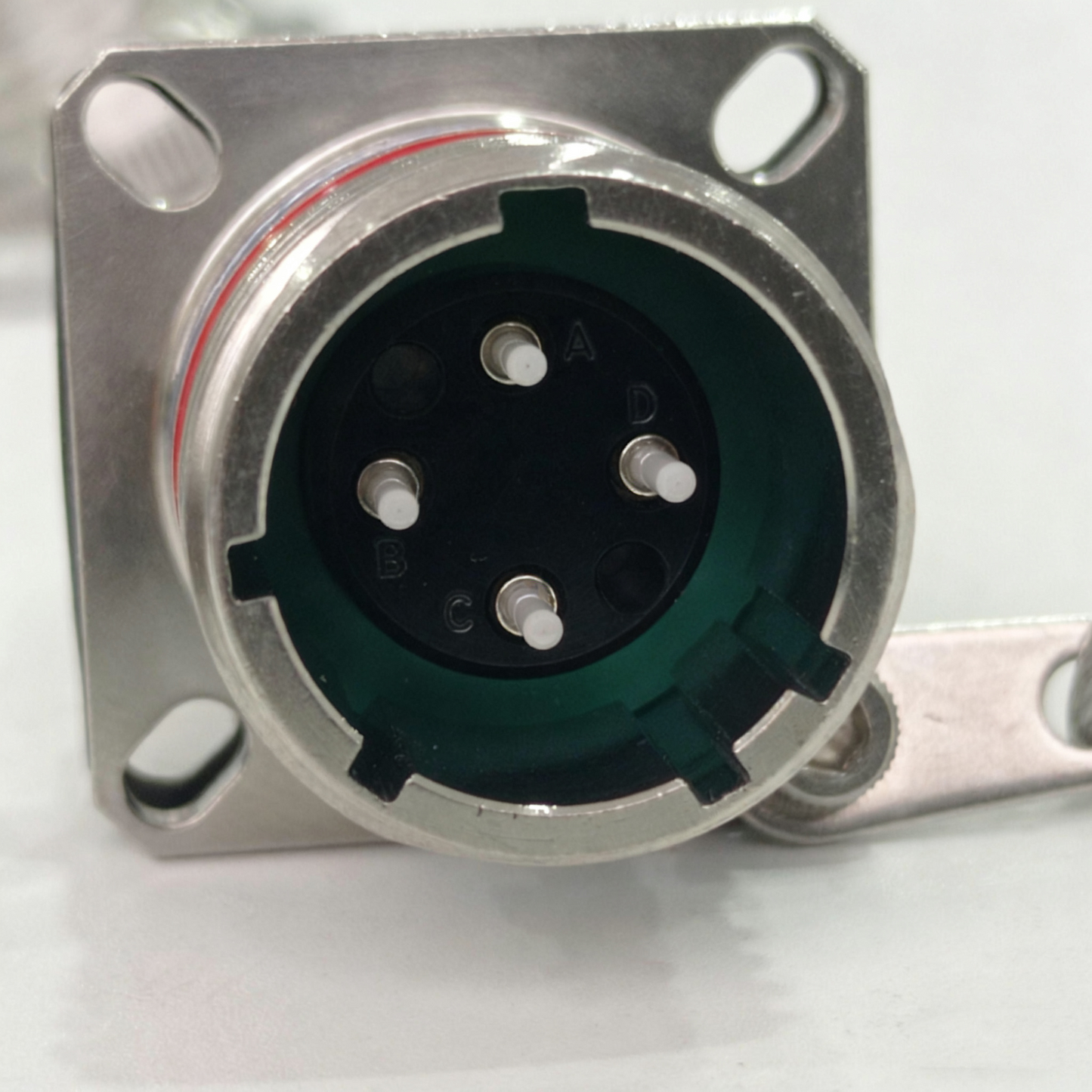 F-tone D38999 Series Standard Circular Connectors ARINC801 4Cores Plug and Socket J599A8/26KC04N Fiber Optic Cable Assembly