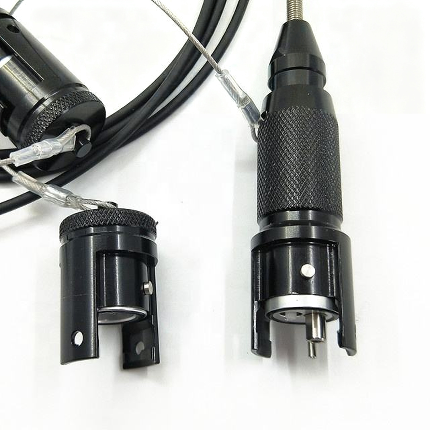 Outdoor Tactical Fiber Optic Cable Field Fiber Cable Connector YZF 2 Cores Plug Assemblies