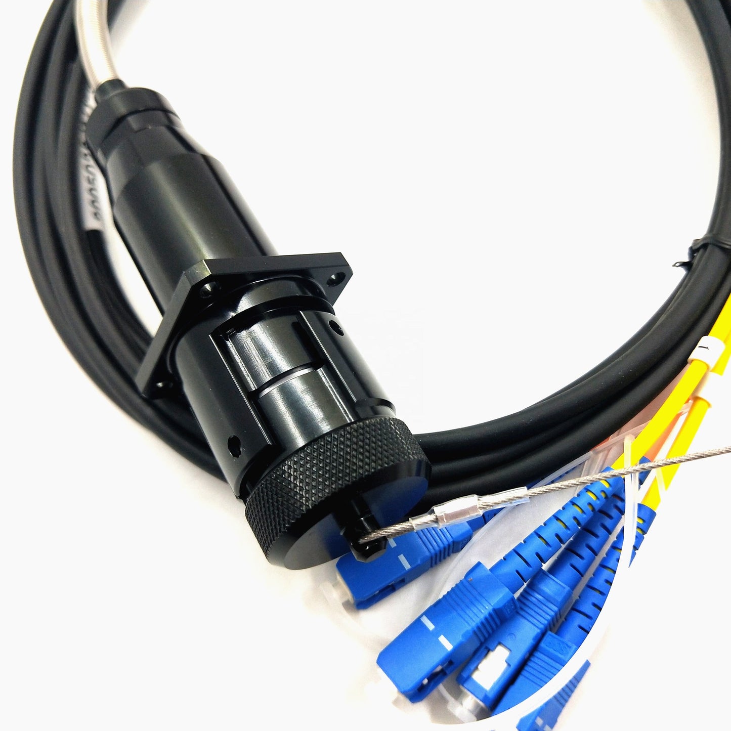 Optical Fiber Cable Connector Outdoor Waterproof YZA 4 Cores Socket