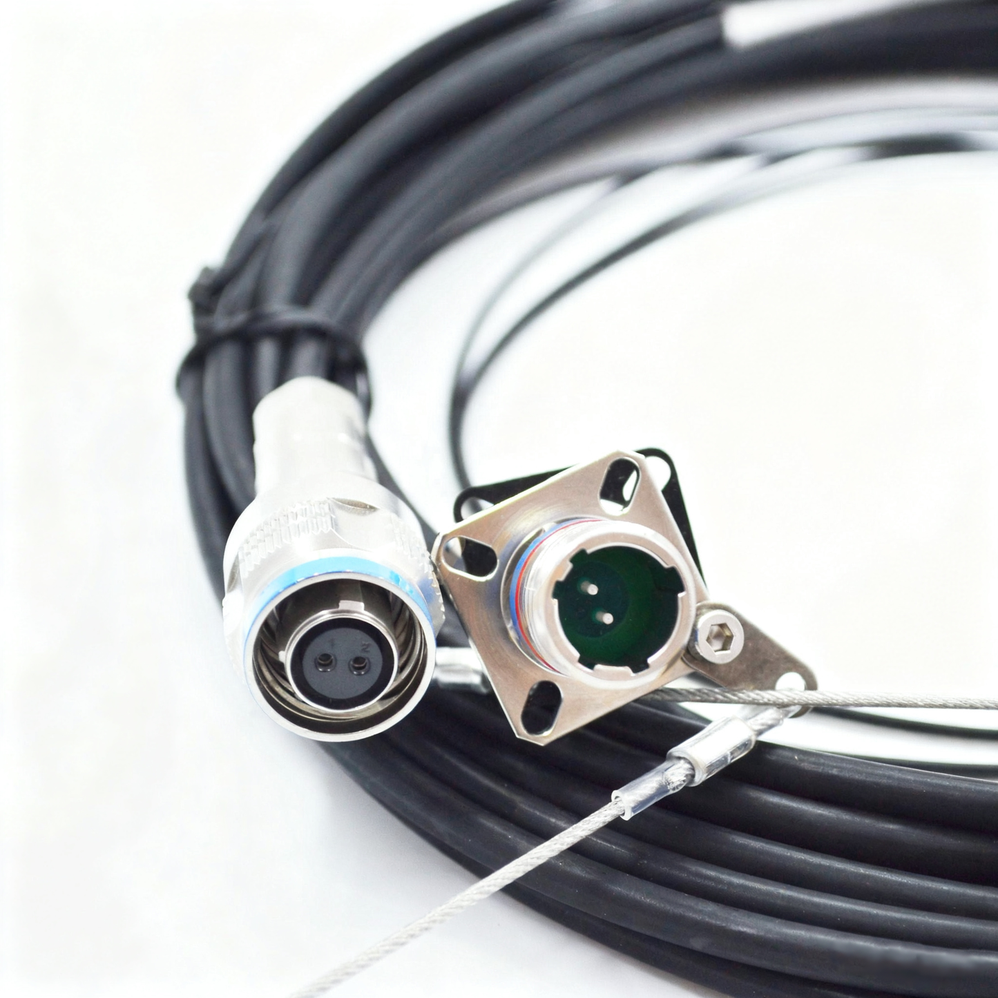F-tone D38999 2Cores Plug and Socket J599/26KA94B1N 2FC fiber optic cable Assembly