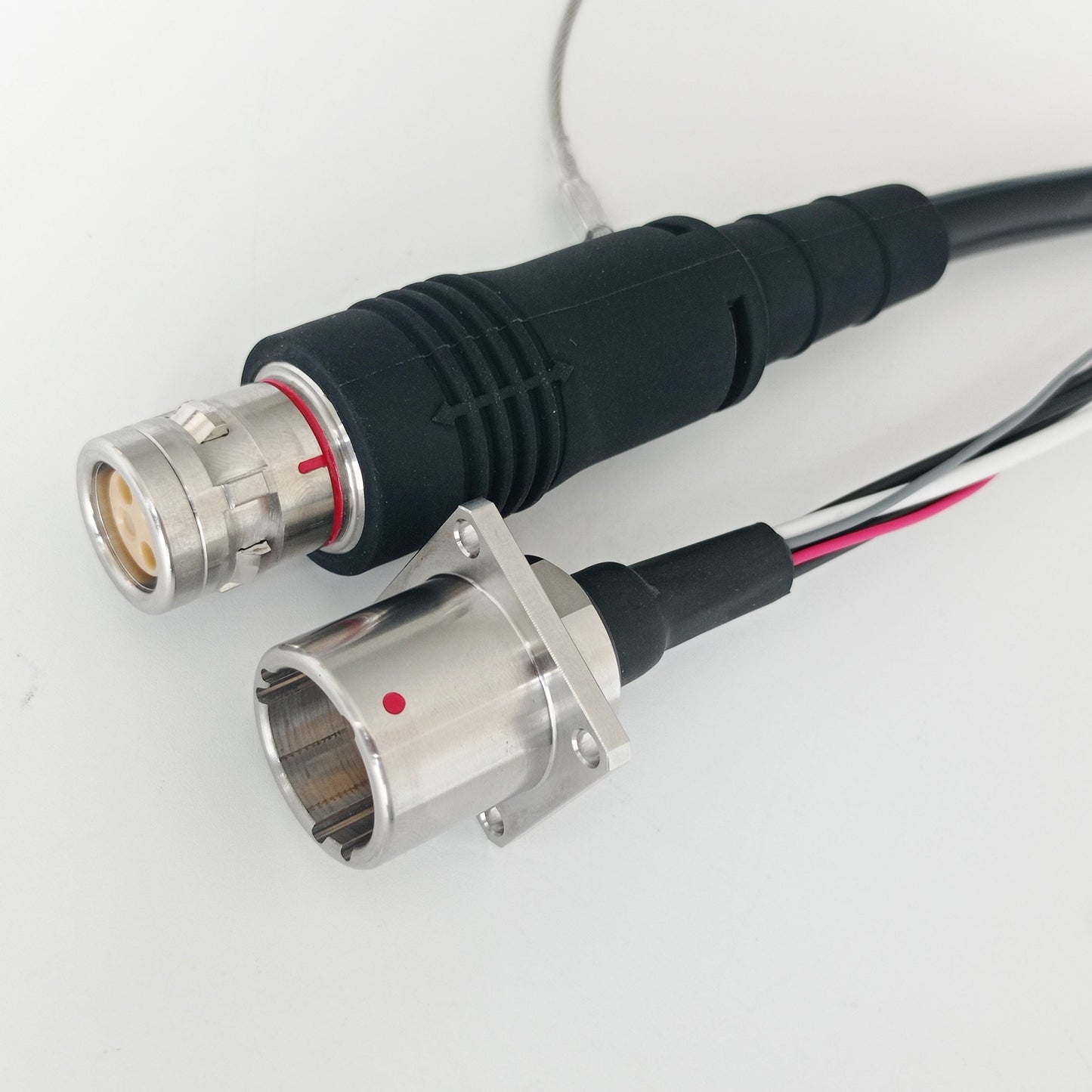 Medical Fiber Connectors QEB2G4D QEB06B 6cores Expanded Beam Fiber Connectors for Medical Equipment Field