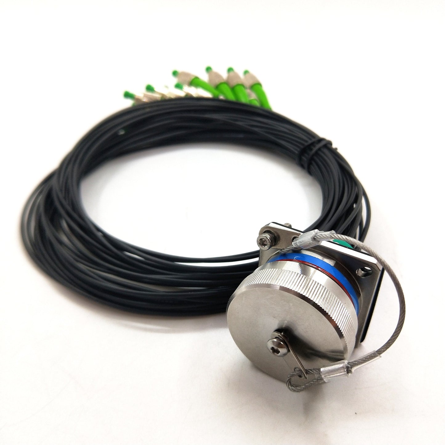F-tone D38999 Arnic 801 16 Cores Socket with One End of 16 FC Fiber Contacts / Optical Cable Assemblies