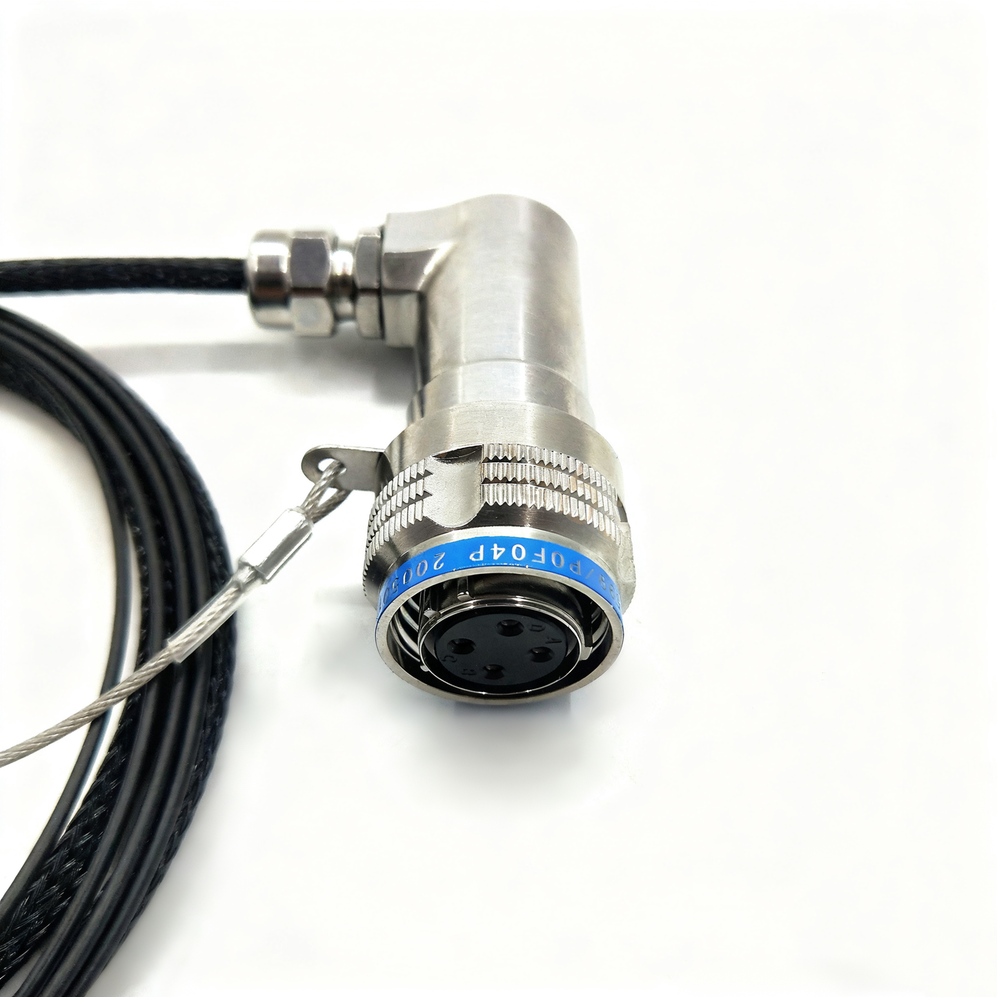 F-tone D38999 4Cores Plastic of fiber connectors Plug and Socket J599POF/04P -4*HFBR4501 fiber optic cable Assembly