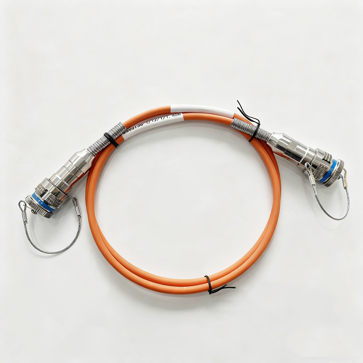 F-tone D38999 8Cores Multi Mode Fiber Cable Plug and Socket J599/26KC08B1N -J599/26KC08B1N Fiber Optic Cable Assembly