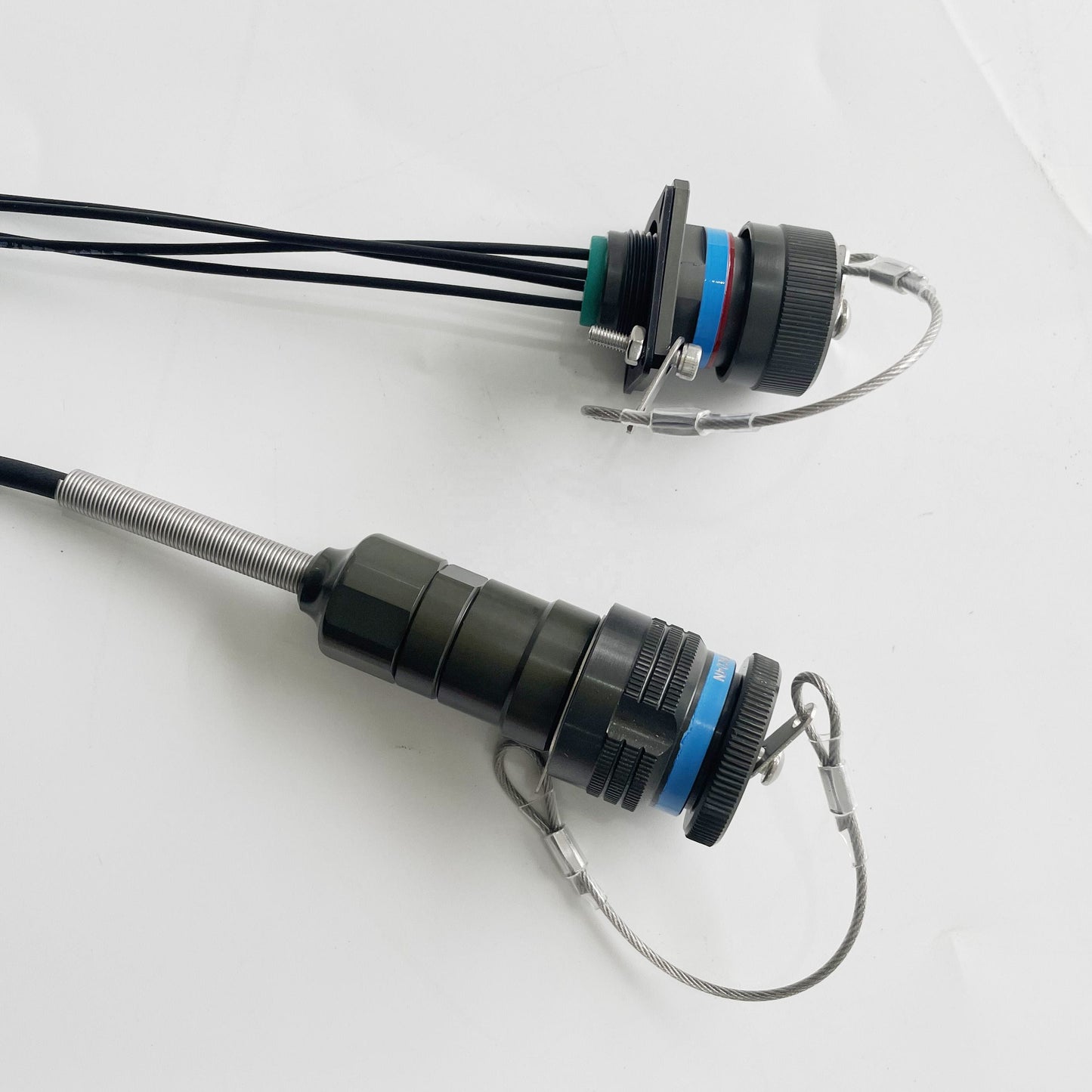 F-tone D38999A8/26WC04N ARINC801 Series 4CORES IP67 Waterproof Connectors Fiber Optic Cable Assembly