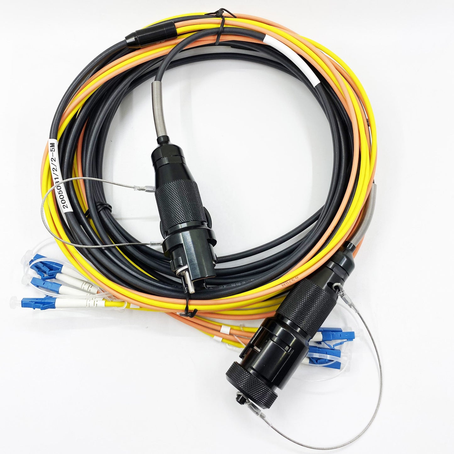 YZC04P YZC04S Plug and Socket Outdoor Field Waterproof IP67 Fiber Connector Assemblies for Harsh Environment Using