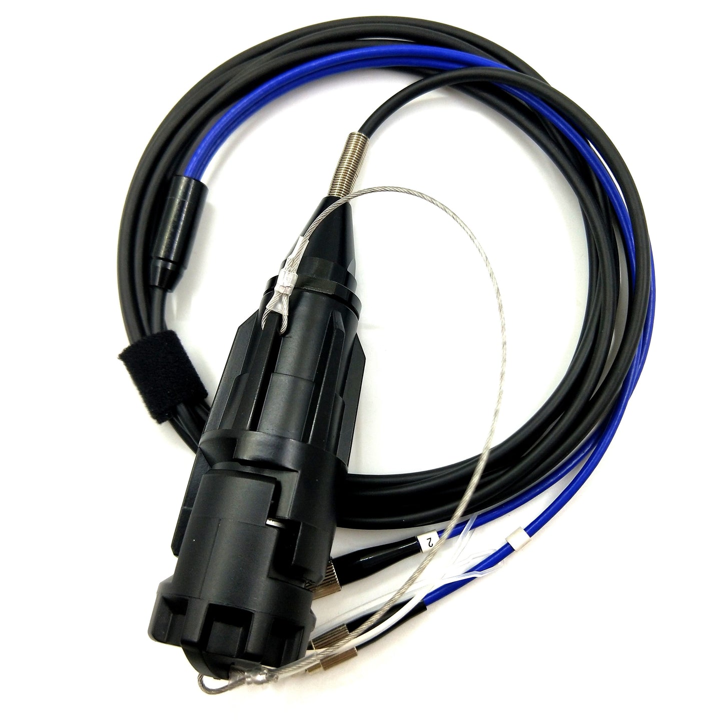 Outdoor Optical Fiber Connector Field Armored Cable YZB 2 Cores Plug Fiber Assemblies