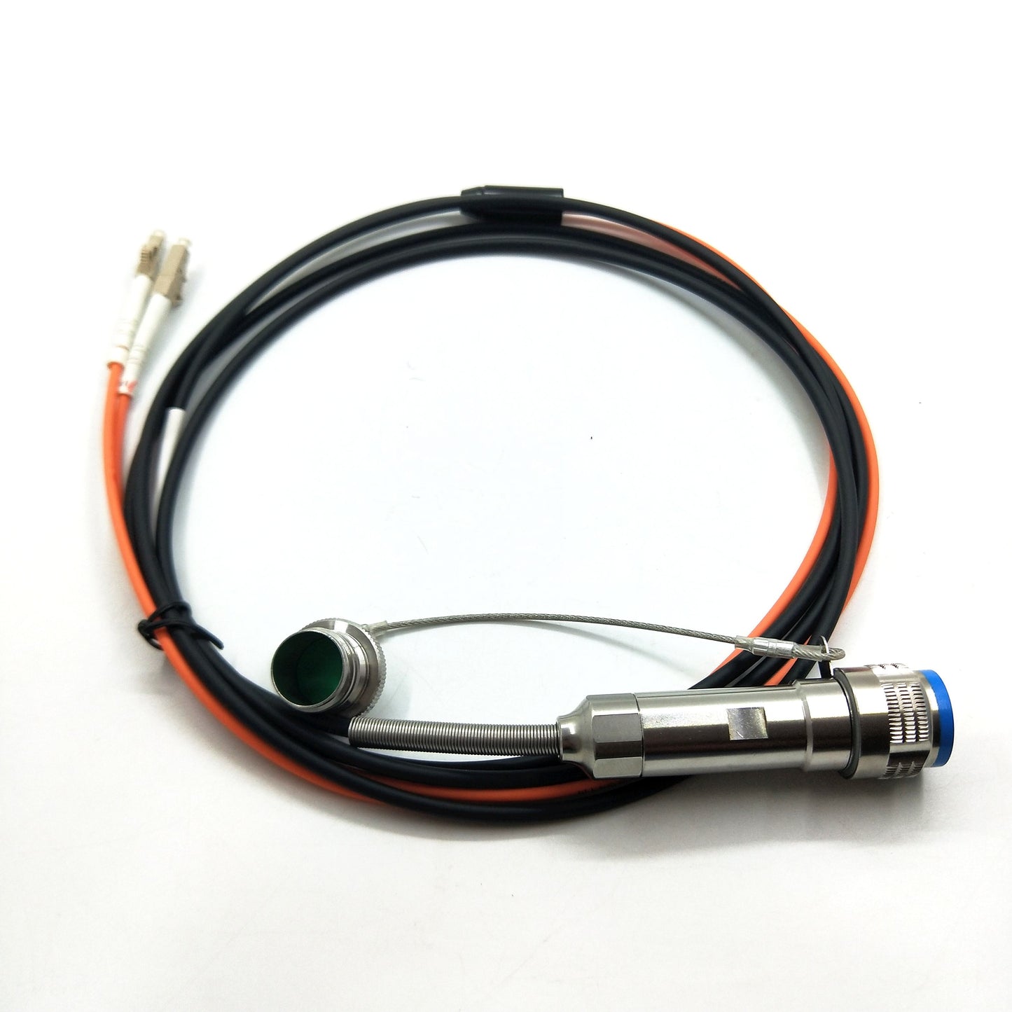 F-tone D38999 Series Standard Circular Connectors 2Cores Plug Fiber Optic Cable Assembly