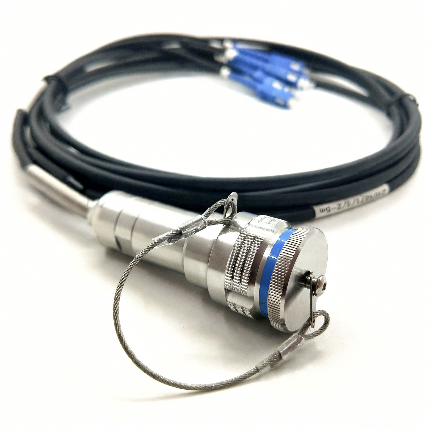 F-tone ARINC 801 D38999 Series Fiber Optic 15 6Cores Receptacle Connectors Cable Assembly
