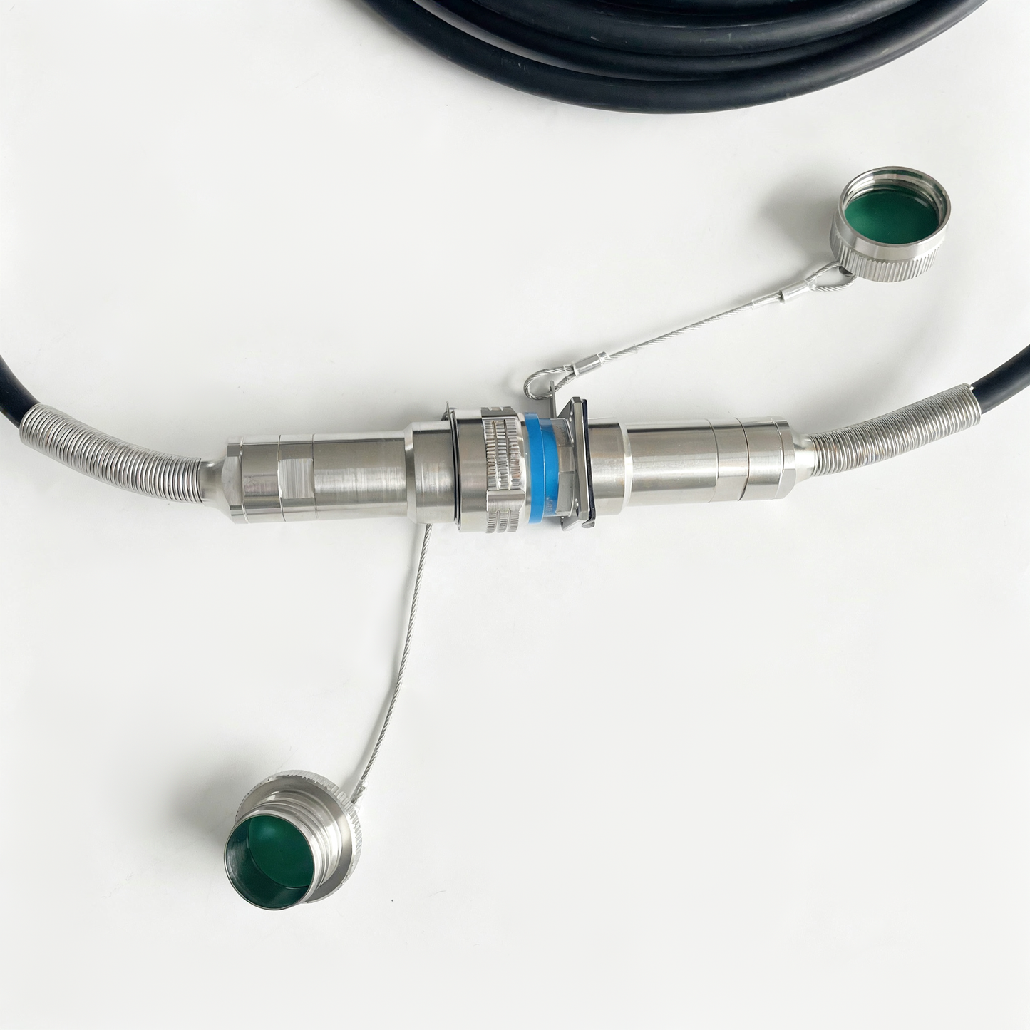 F-tone D38999 18Cores Single Mode Fiber Cable Plug and Socket J599/26KD18B1N -J599/26KD18B1N Fiber Optic Cable Assembly