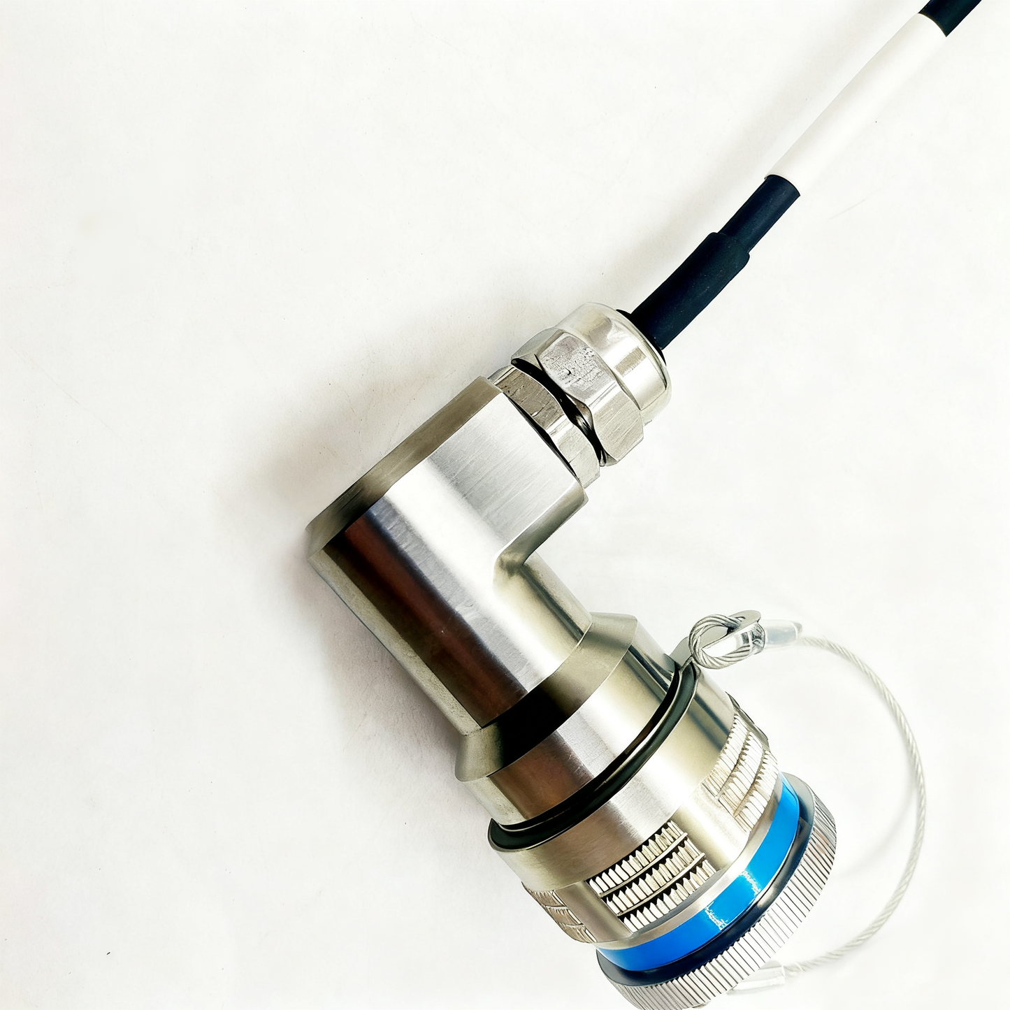 F-tone D38999 8Cores Single Mode Fiber Cable Bent Ends Plug and Socket J599/26KE08B1N -8FC Fiber Optic Cable Assembly