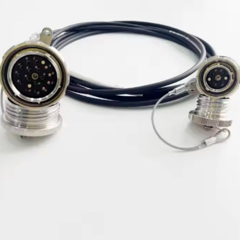 F-tone D38999 Series Expanded Beam Fiber Connectors D38999E8 12cores Expanded Beam Fiber Connectors Assamblies