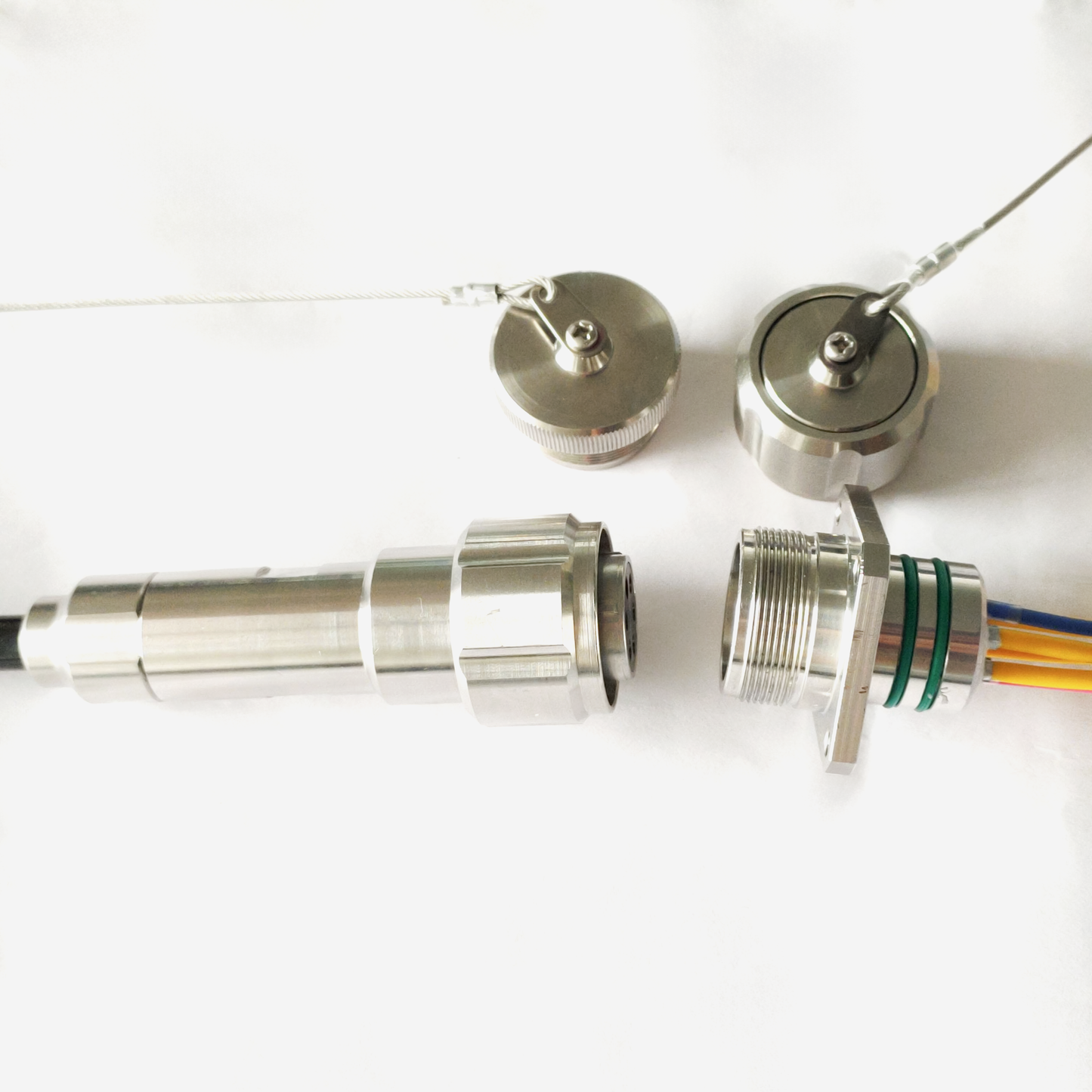 ZLC Fiber and Electrical Mixed Connectors ZLC2G4D IP68 Waterproof Optical Fiber Connector