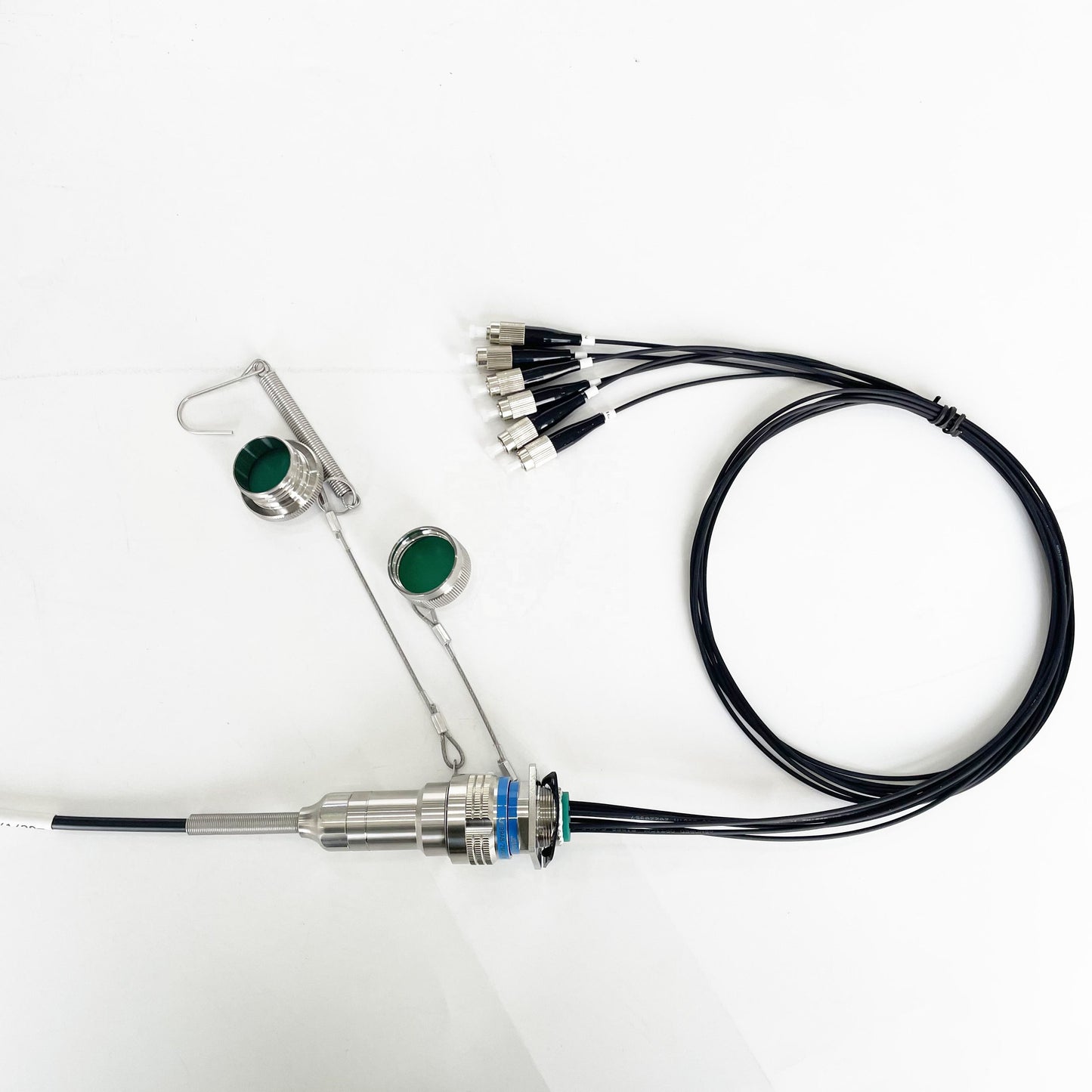F-tone D38999A8/26KD06N ARINC801 Series 6pins IP67 Waterproof Connectors Fiber Optic Cable Assembly