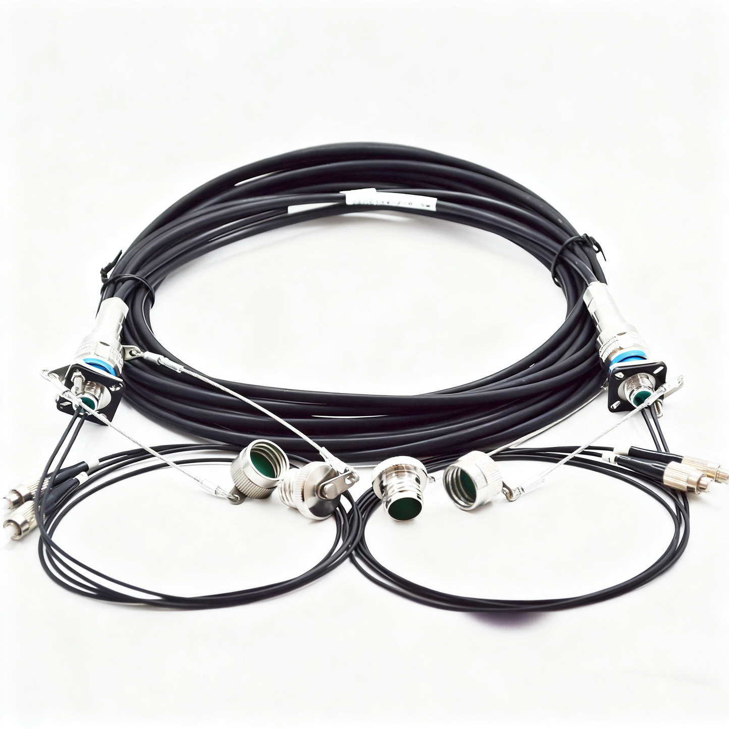 F-tone D38999 2Cores Plug and Socket J599/26KA94B1N 2FC fiber optic cable Assembly