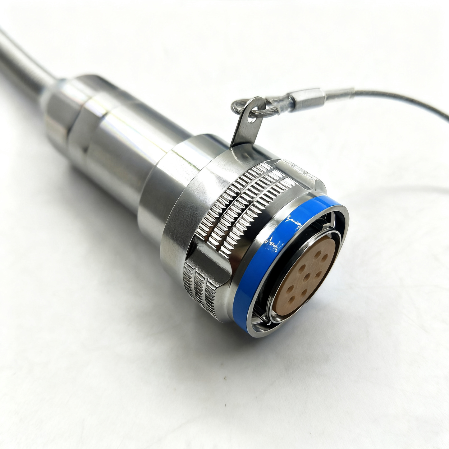F-tone D38999 Series standard circular connectors 15# 8Cores Plug fiber optic cable Assembly