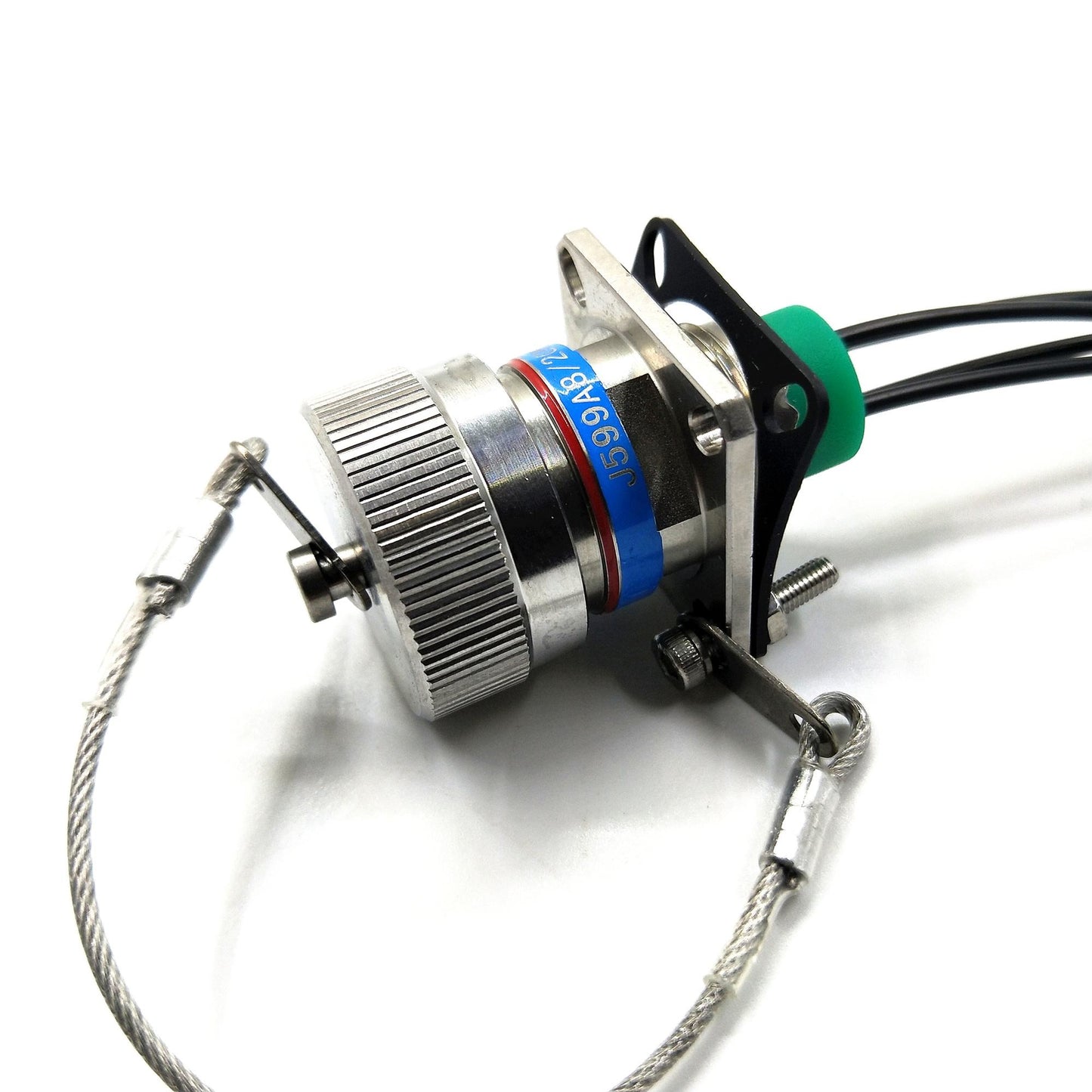 F-tone Outdoor D38999 Arnic 801 4 Cores Socket with 4 LC Fiber Optic Connector