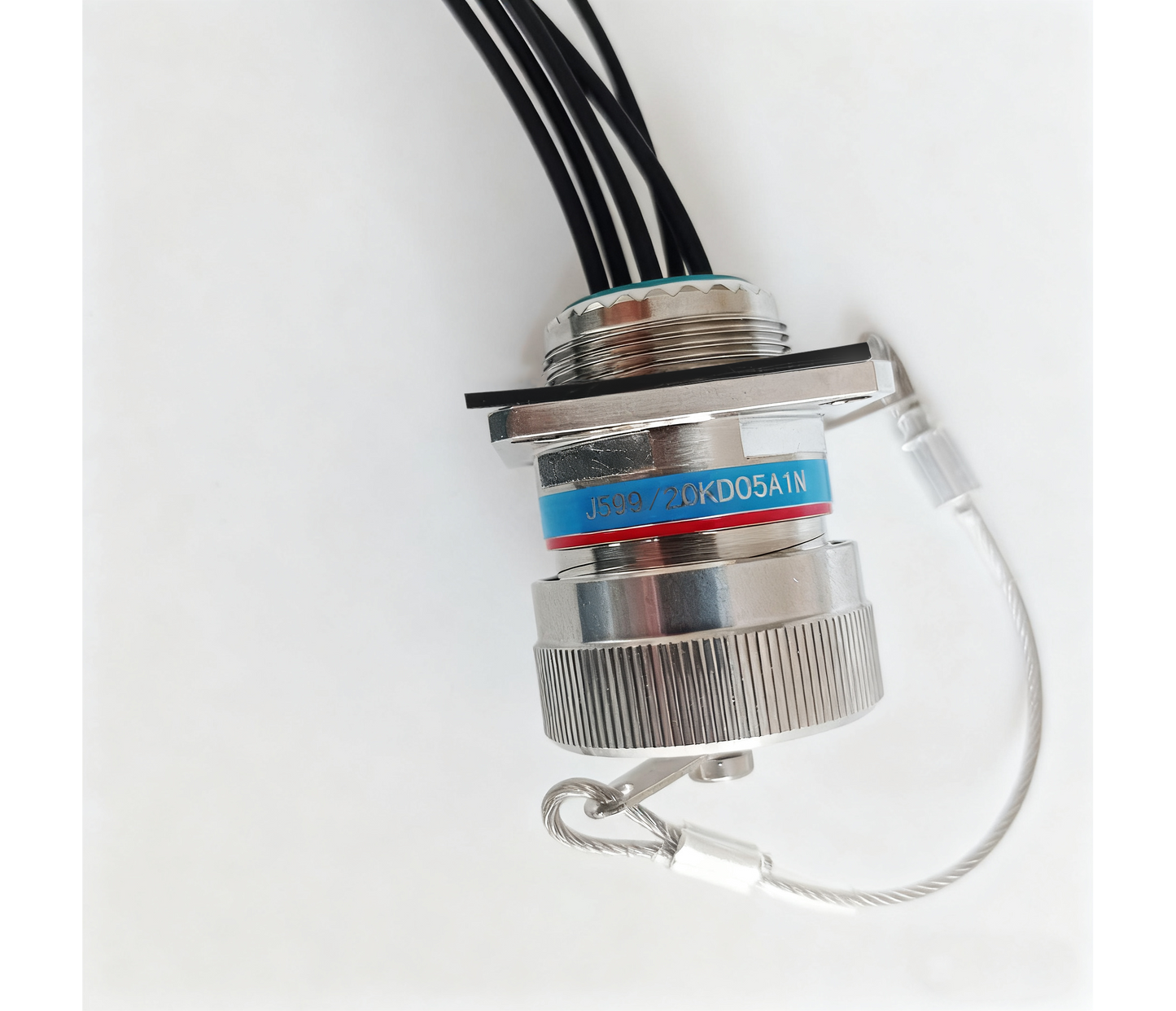 F-tone D38999 5Cores single mode fiber cable Plug and Socket J599/26KC05B1N -5ST fiber optic cable Assembly
