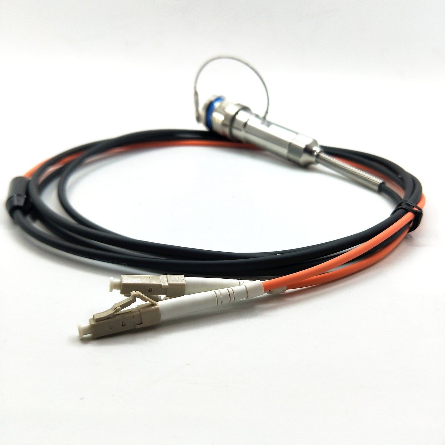 F-tone D38999 Series Standard Circular Connectors 2Cores Plug Fiber Optic Cable Assembly