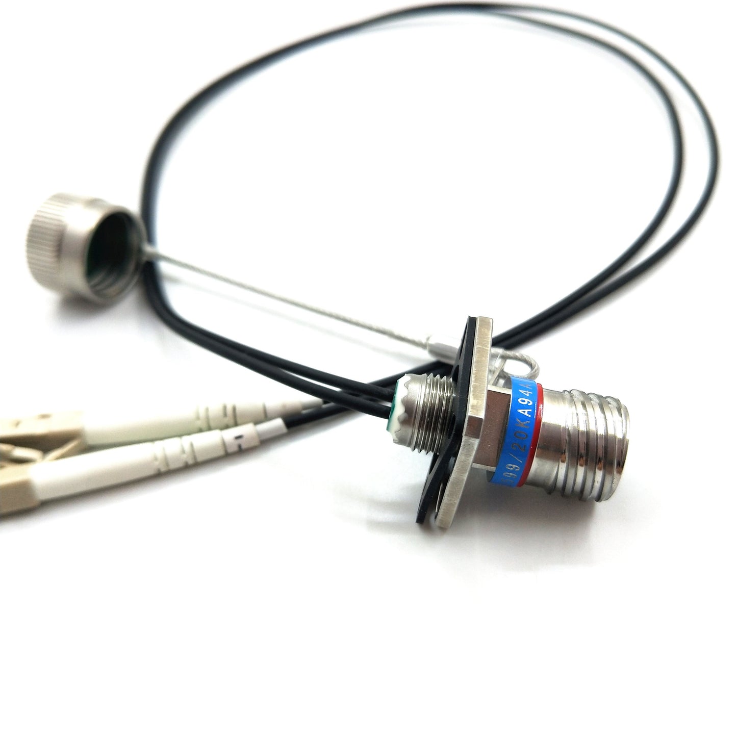 F-tone MIL-DTL-38999 Series Standard Circular Connectors 2Cores Socket Fiber Optic Cable Assembly