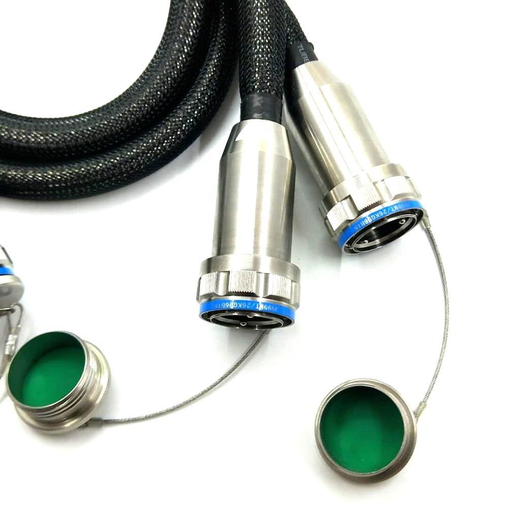 F-tone Outdoor Waterproof D38999 GYM31/KT4AN 96 Cores Plug Optical Fiber Connector