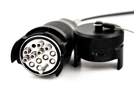 Outdoor Tactical Fiber Optic Cable Field Fiber Cable Connector YZF 2 Cores Plug Assemblies