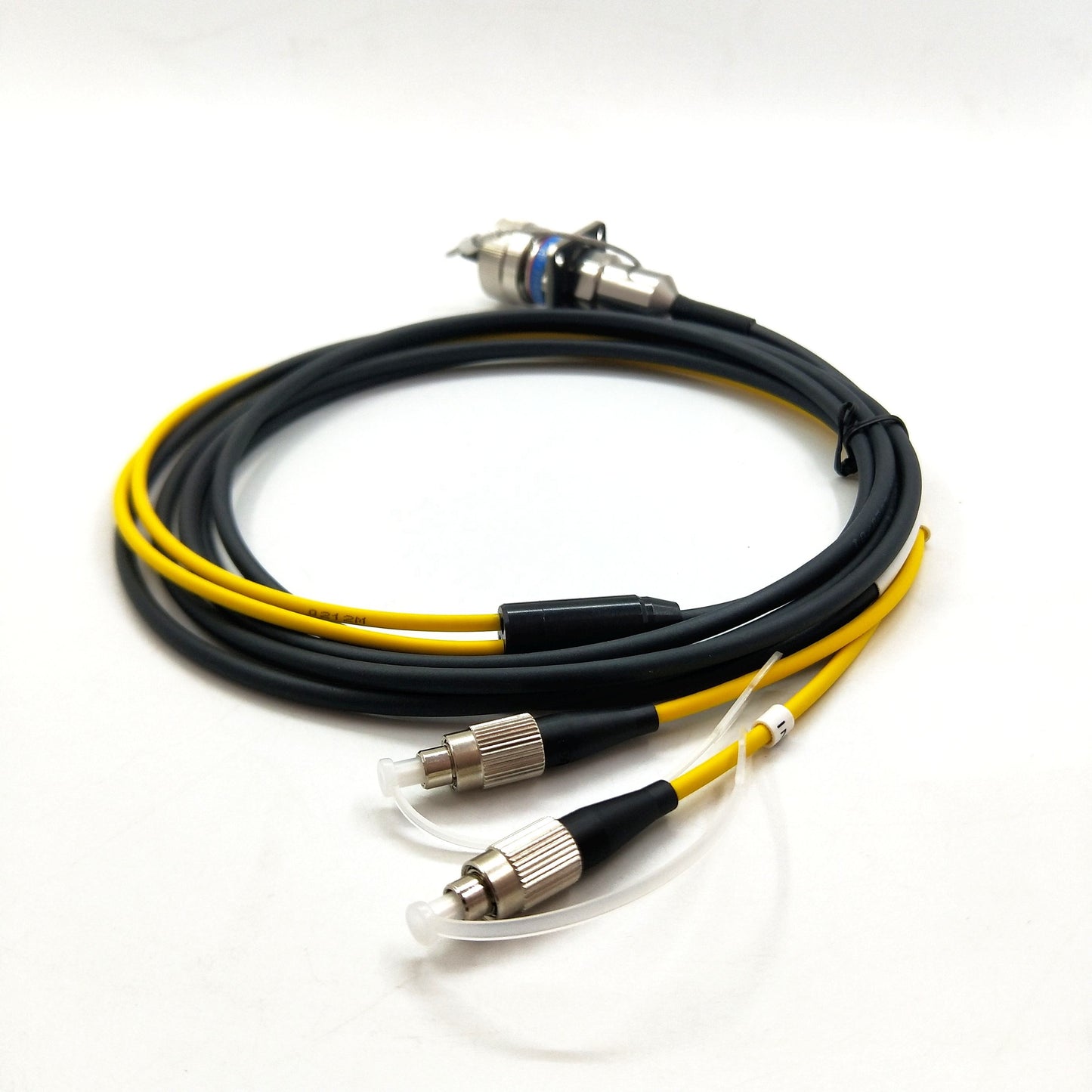 F-tone D38999 Series standard circular connectors 2Cores socket fiber optic cable Assembly