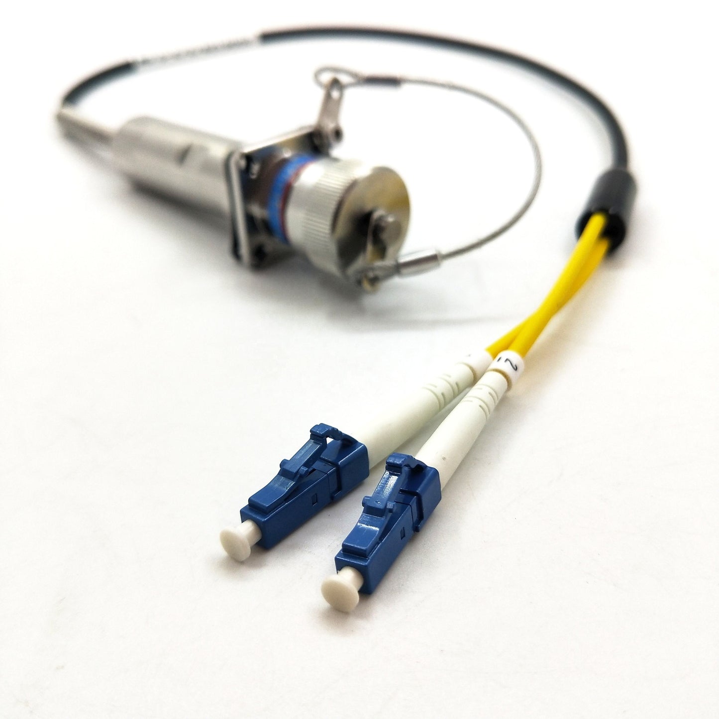 F-tone Outdoor Waterproof D38999 Arnic 801 2 Cores Socket with LC Optical Fiber Cable Connector