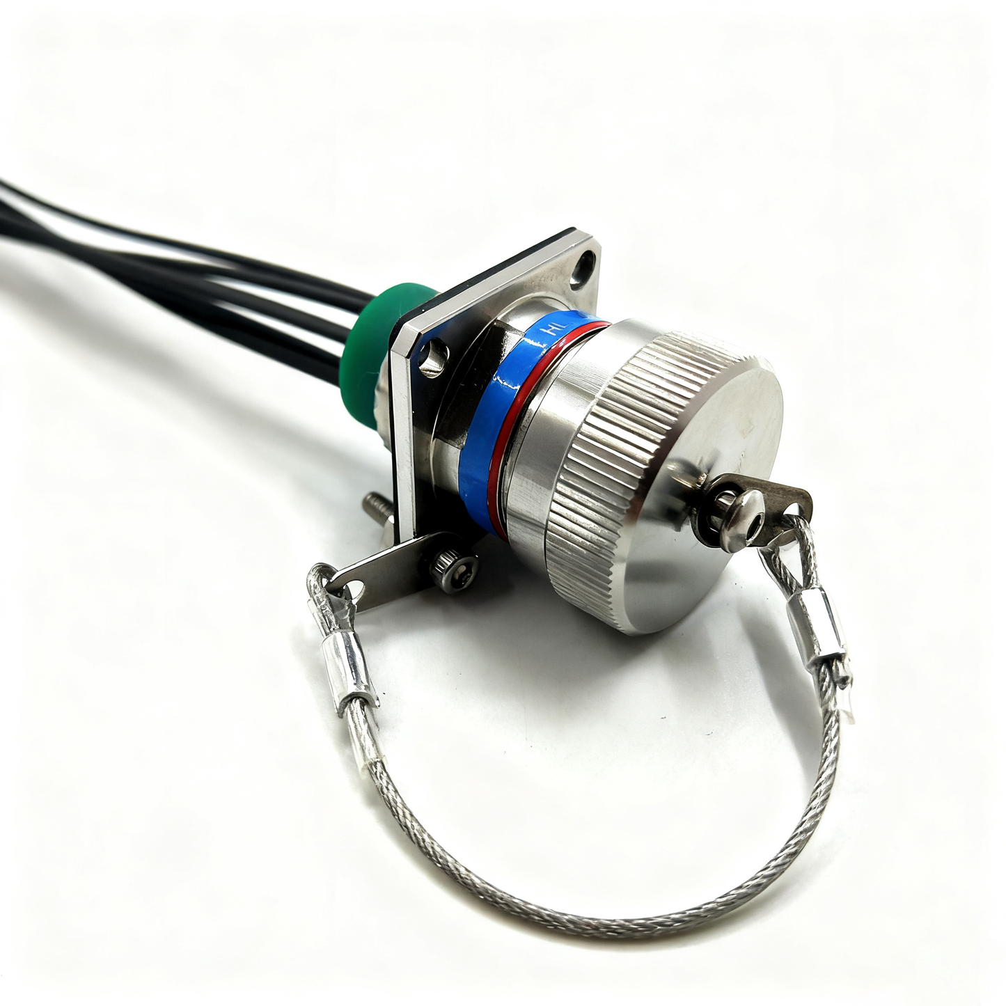 F-tone ARINC 801 D38999 Series Fiber Optic 15# 6Cores Receptacle Connectors optical cable Assembly