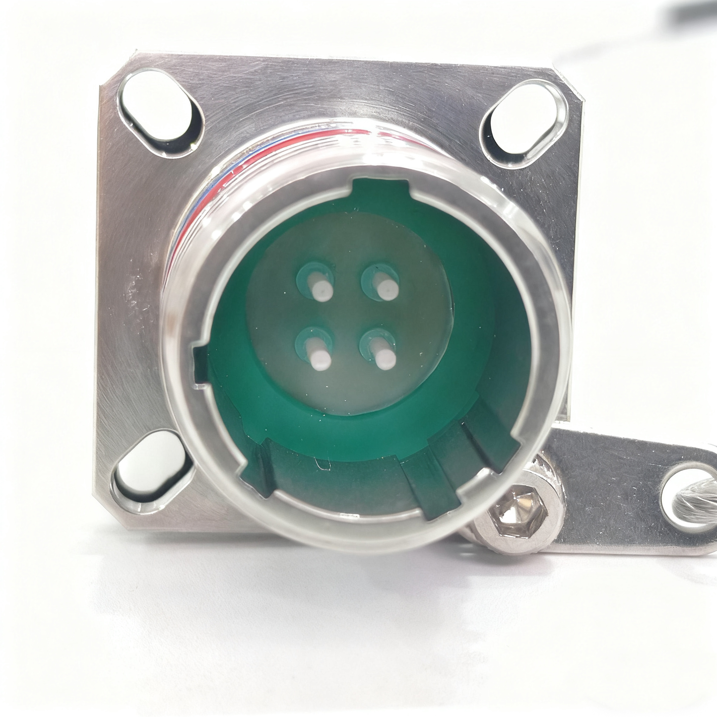 F-tone D38999 Series Standard CircularC 4Cores Plug and Socket J599/26KC04B1N Fiber Optic Cable Assembly