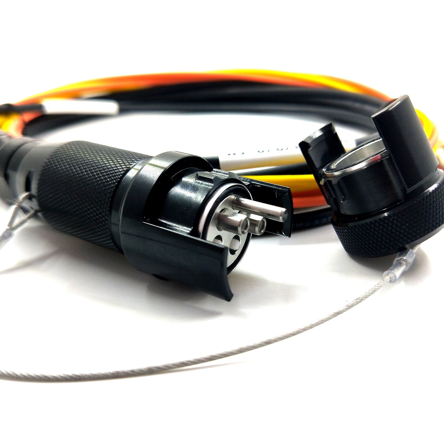 Outdoor Waterproof Fiber Optical Cable Connector YZC 4 Cores Plug