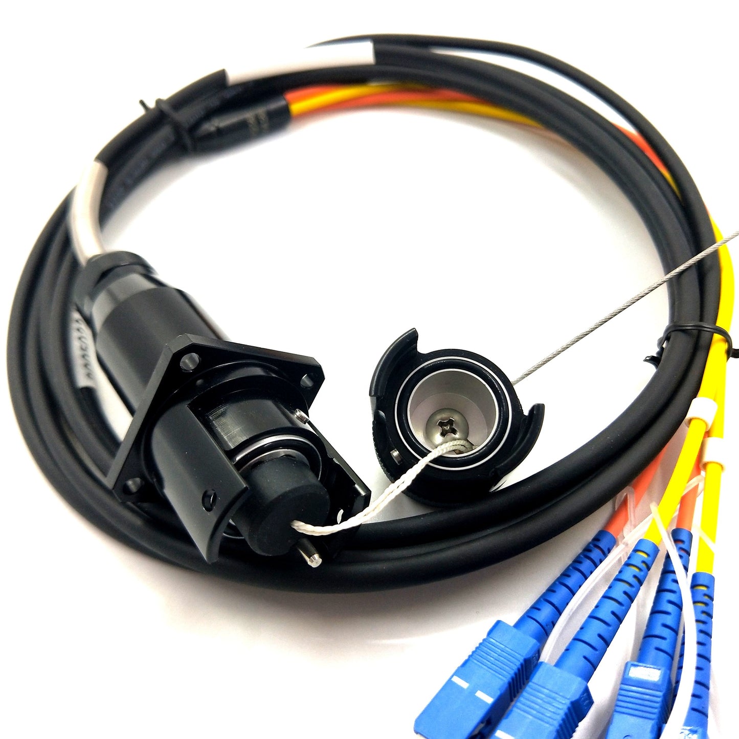 Optical Fiber Cable Connector Outdoor Waterproof YZA 4 Cores Socket