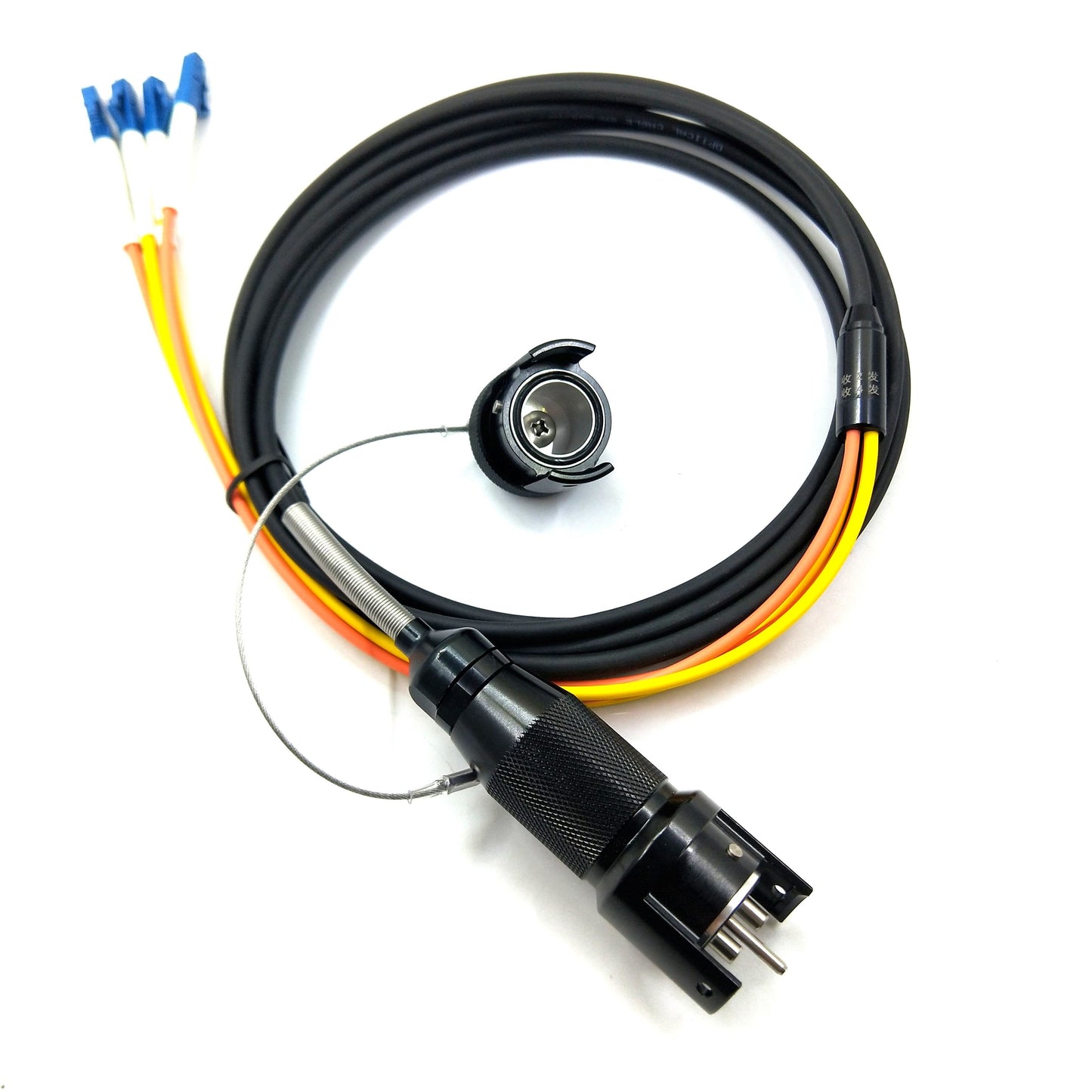 YZA Plug Field Outdoor Waterproof Fiber Optical Cable Connector Assemblies