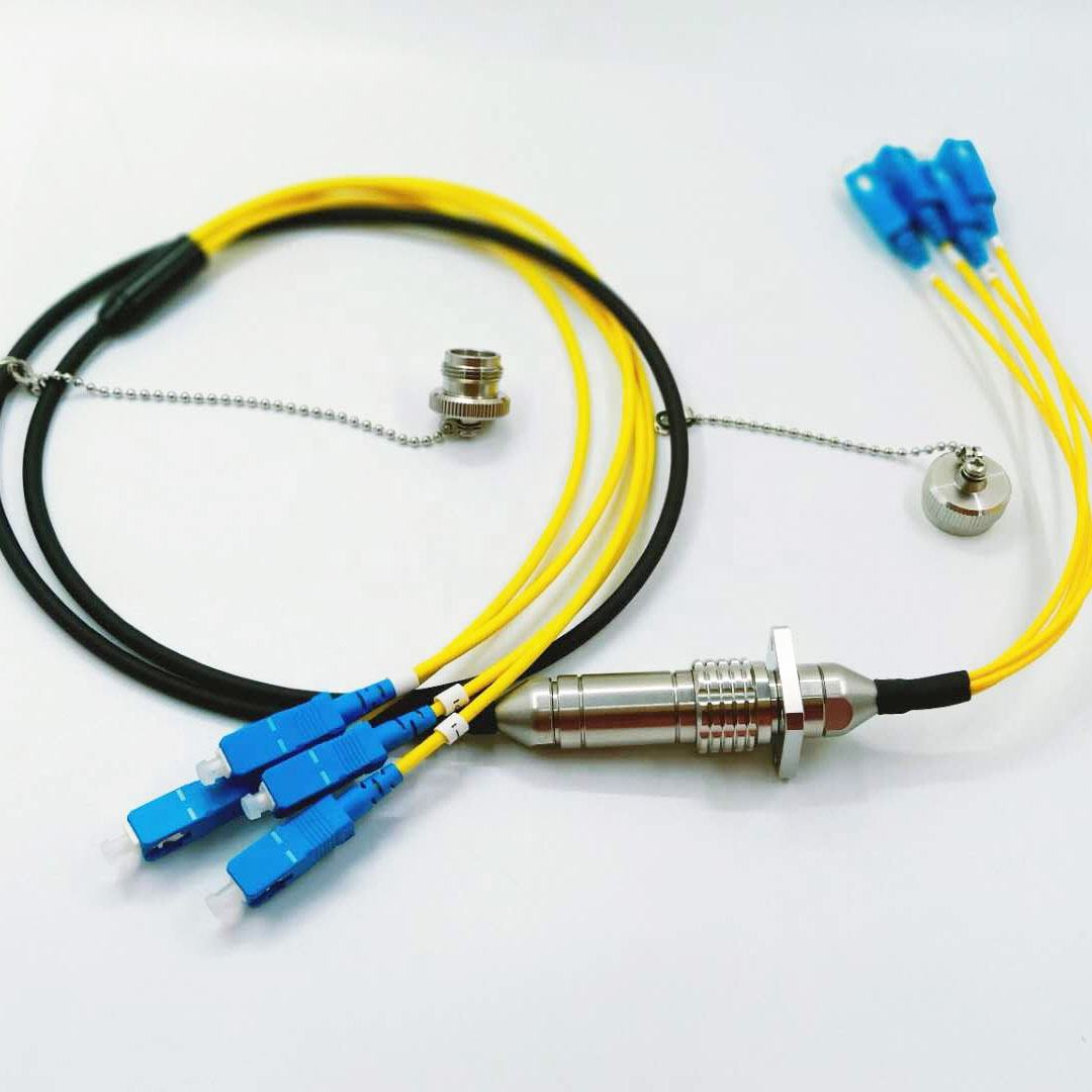 F-tone Outdoor Waterproof ODC Fibre Connector ODC 4CORES Plug and Socket Cable Assemblies