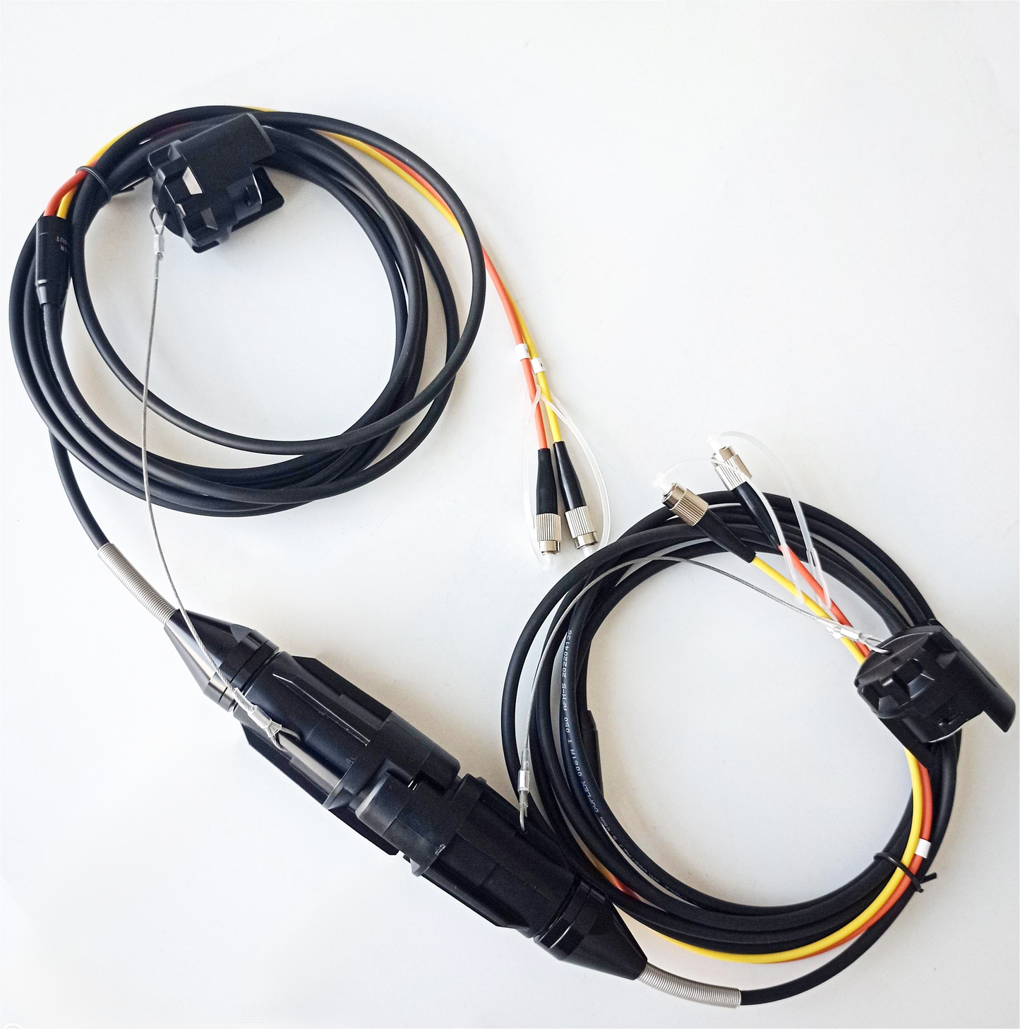 Field Fiber Cable Connector YZB02P YZB02S Outdoor Waterproof YZB 2 Cores Plug and Socket TBE001 Series Connector