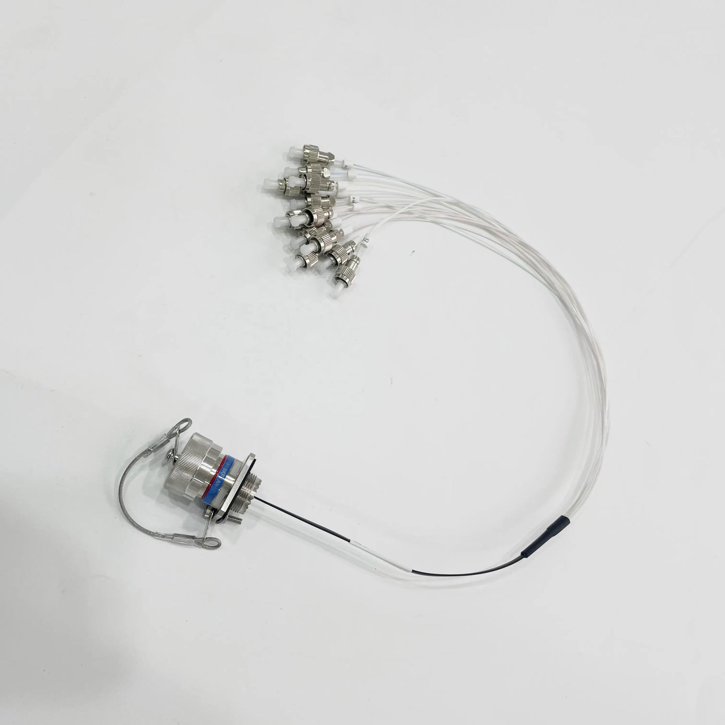 F-tone D38999 MT Series GYM18 Fiber Optic 13# 1MT 12cores Plug and SOCKET Connectors Cable Assembly