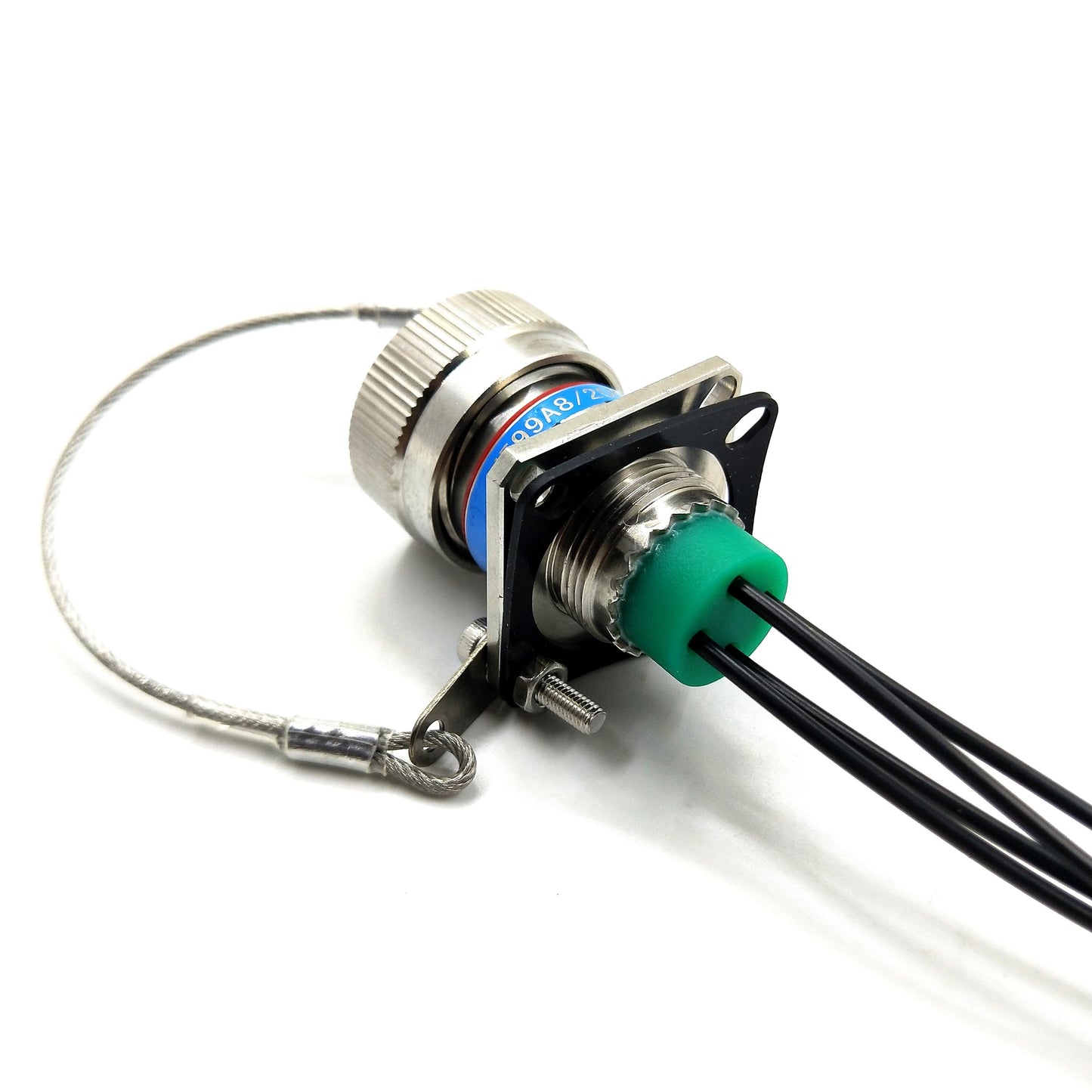 F-tone Outdoor D38999 Arnic 801 4 Cores Socket with 4 LC Fiber Optic Connector